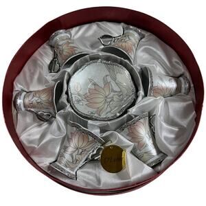 D'Lusso Home Collection Tea Set Demitasse Espresso Cup 12 Pieces New In Box